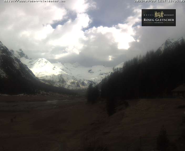 Webcam Albergo Ristorante Roseg Gletscher